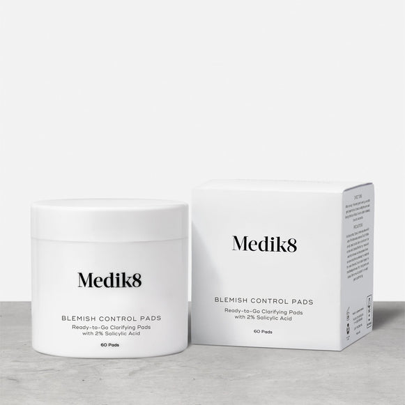 Blemish Control Pads™ by Medik8.  Ready-to-Go Clarifying Pads with 2% Salicylic Acid.-8