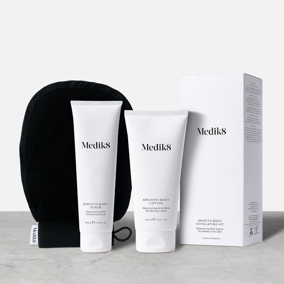 Smooth Body Exfoliating Kit - With Mit - With Carton - Grey Background-56